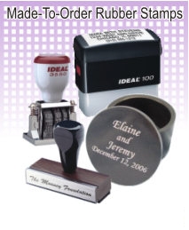 Made-To-Order Rubber Stamps
